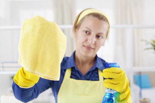 Professional carpet cleaners beginning a deep clean in a Twickenham property