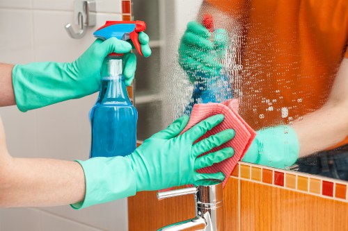 Professional curtain cleaning service in a Twickenham home