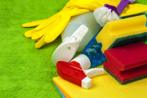Inspection of carpet cleaning results and service notes